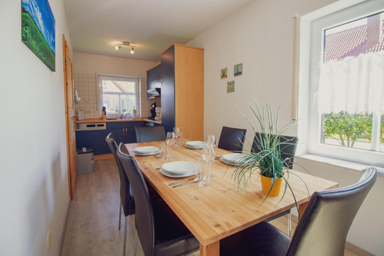 Krummhörn Haus Leuchtturm - Ebbe 아파트 외부 사진